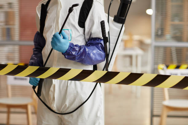 Professional Sewage Cleanup technician working in Portland, TN